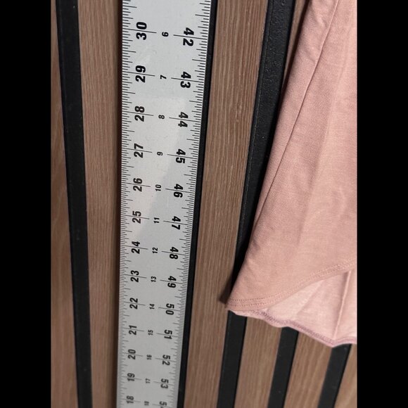 New Reformation Wrap Dress Small Blush Pink Kaila Maxi Sleeveless Jersey Knit - Picture 5 of 8